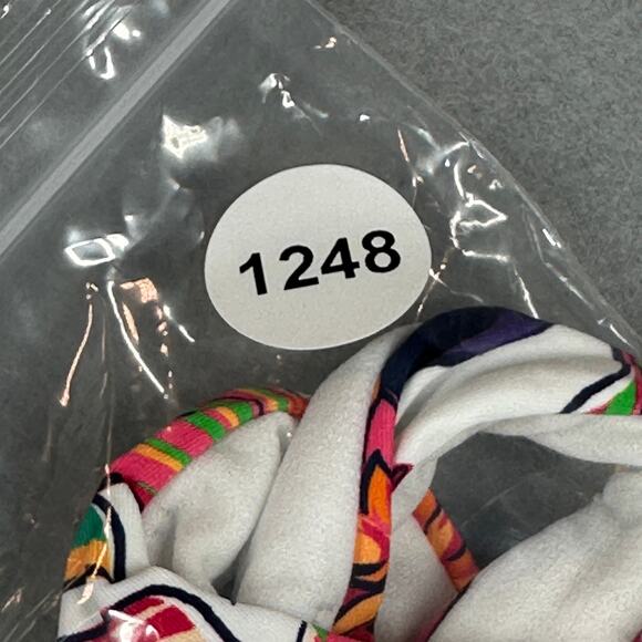 Mynah Tankini Swimsuit Top Womens Medium Tropical Parrots Print Underwire Beach - Picture 11 of 11